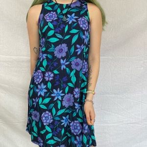 Vintage Ulterior Motive Floral Dress